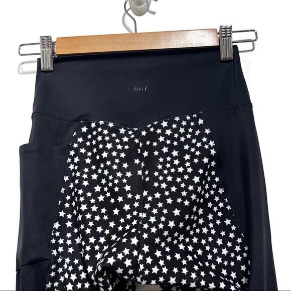 WITH Wear It To Heart High Waist Star Leggings - Black Superstar Size M - Picture 6 of 11